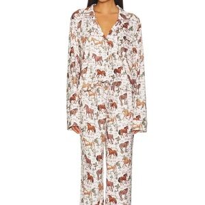 Show Me Your MuMu Horse Print Pajama Set